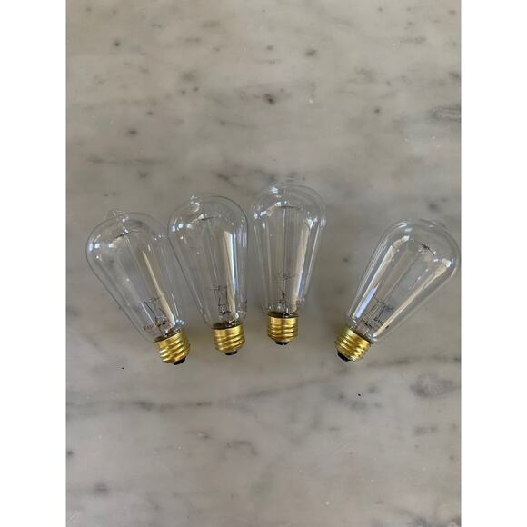 Espird Antique LED Bulbs 4-Pack 3000k 60W E26 Base - Picture 1 of 4